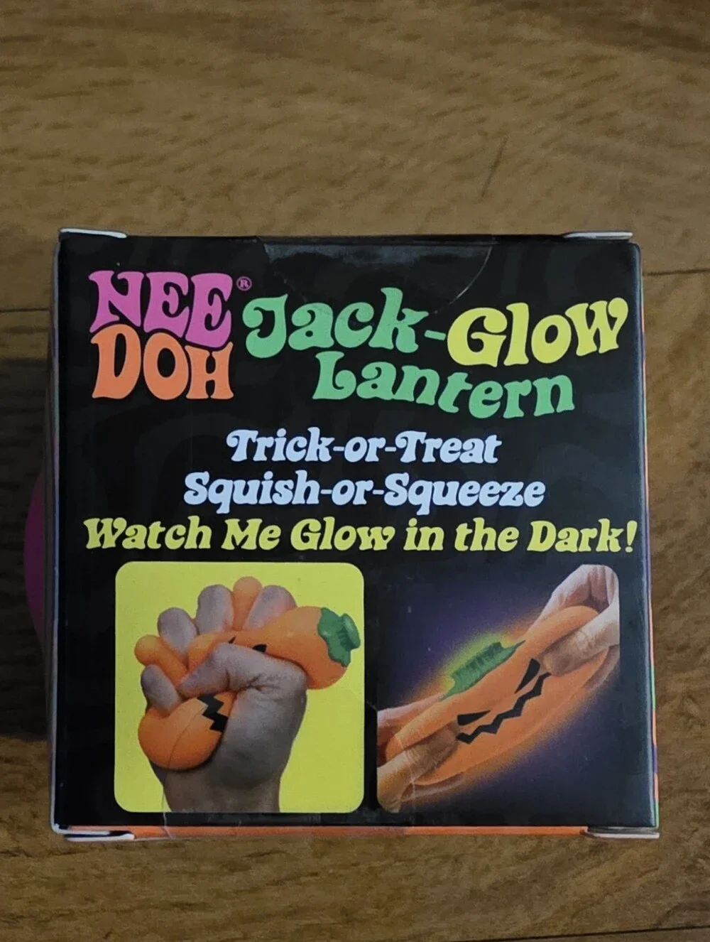 NeeDoh Jack-Glow Lantern Pink Glow In The Dark!!